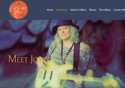 Meet Joyce Header - Joyce Sampson Music