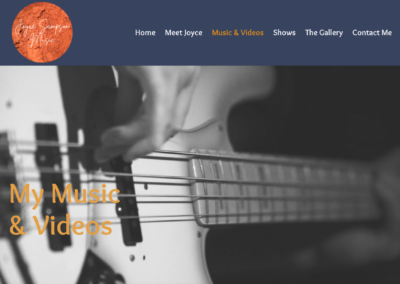 Music Video Header - Joyce Sampson Music