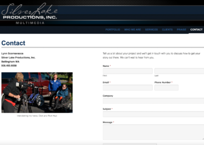 Contact page
