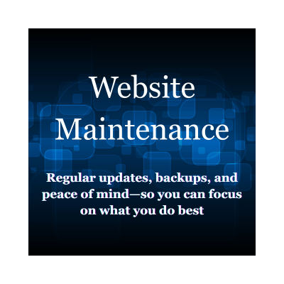 Website Maintenance with Website Designs by Lisa